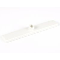 Adapter für Industriebesen mit 5 Befestigungsbohrungen 40x60 mm - weiß