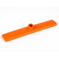 Adapter für Industriebesen mit 5 Befestigungsbohrungen 40x60 mm - orange