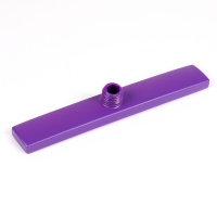 Adapter für Industriebesen mit 5 Befestigungsbohrungen 40x60 mm - violett