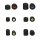 ISOtunes Ersatzstöpsel aus weichem Visco Foam für ISOtunes In-Ear Gehörschutz - Trilogy Ear Tips
