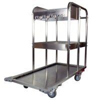 Universal-Reinigungswagen aus Edelstahl