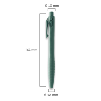 Kugelschreiber S800 detektierbar mit Clip - grün - blau