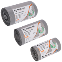 Deiss FIRST PLUS PCR Müllbeutel grau 14 µm 50...