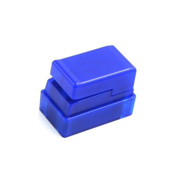 Klammerloser Hefter aus Kunststoff