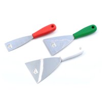 Spachtel mit Edelstahlklinge weich in drei Breiten