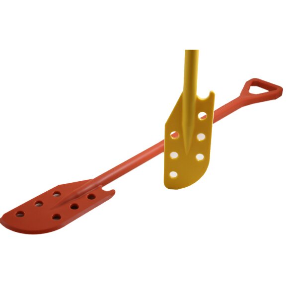 Einteiliges Paddel mit Löcher