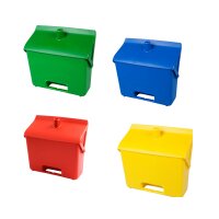 Kehrbehälter mit Stiel-Arretierfunktion