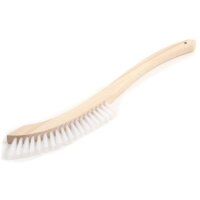 Eckenbürste mit gebogenem Holzkörper - 400 mm - 3-reihig PA