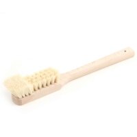 Stielbürste mit Holzkörper mit Bart - 38 x 320 mm - Fibre