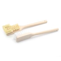 Stielbürste mit Holzkörper mit Bart - 60 x 400 mm - Polyamid