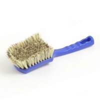 Stielbürste mit Kunststoffkörper mit 1-reihigem Bart - 75 x 245 mm - Fibre-Mischung