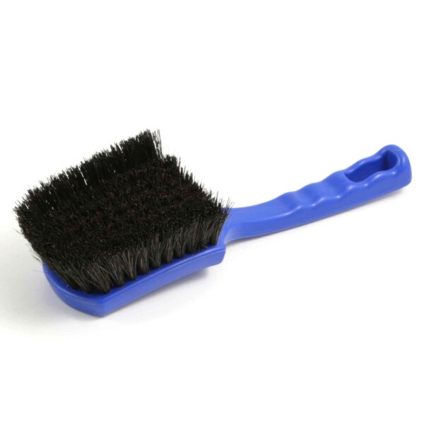 Stielbürste mit Kunststoffkörper mit 1-reihigem Bart - 75 x 245 mm - Palmfaser