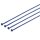 Kabelbinder detektierbar - 150 x 3,5 mm - blau 100 Stück