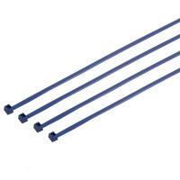 Kabelbinder detektierbar - 380 x 7,6 mm - blau 100 Stück