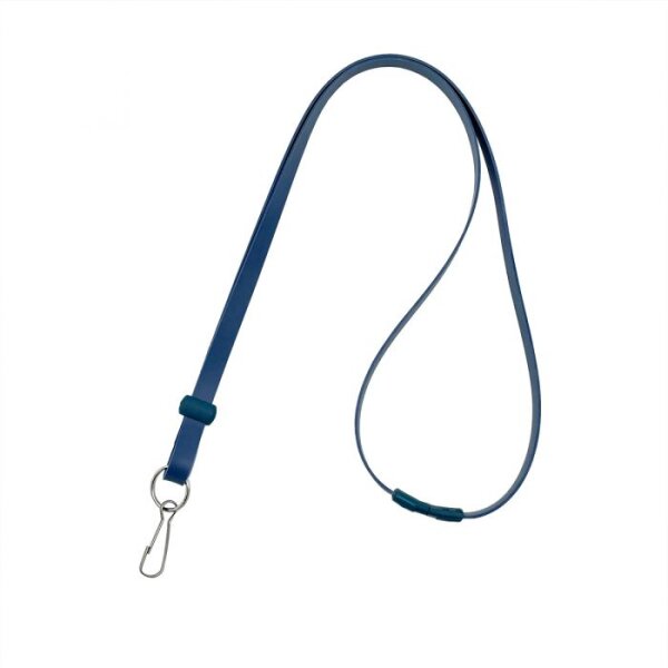 Lanyard Schlüsselband detektierbar mit Sicherheitsverschluss (10er Pack) - blau