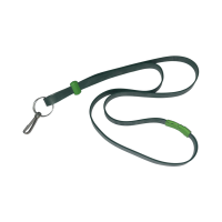 Lanyard Schlüsselband detektierbar mit Sicherheitsverschluss (10er Pack) - grün