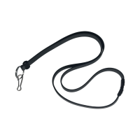 Lanyard Schlüsselband detektierbar mit Sicherheitsverschluss (10er Pack) - schwarz