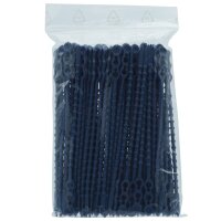 Blitzbinder detektierbar - 320 x 4,4 mm - blau 100 Stück