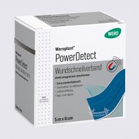 Weroplast PowerDetect Wundschnellverband aus Textil detektierbar - 5 m x 6 cm