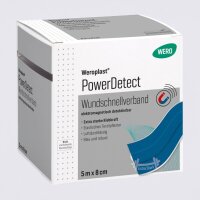 Weroplast PowerDetect Wundschnellverband aus Textil detektierbar - 5 m x 8 cm