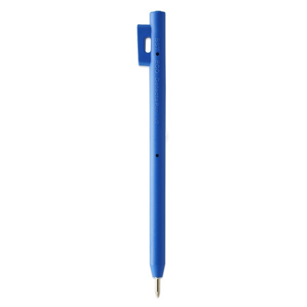 Kugelschreiber ECO100 detektierbar ohne Clip - blau - blau