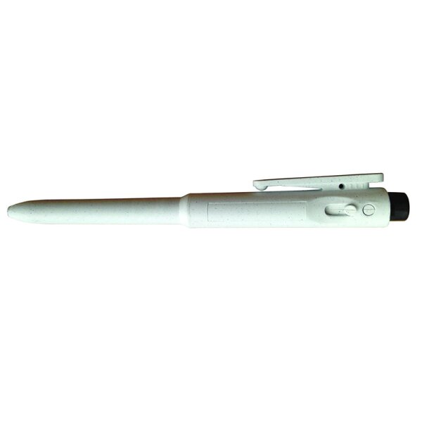 Gelschreiber detektierbar J850 mit Clip - schwarz - weiß