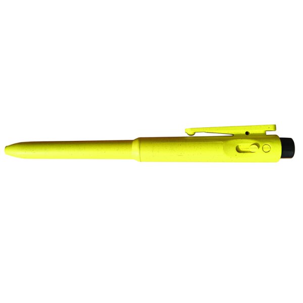 Gelschreiber detektierbar J850 mit Clip - schwarz - gelb