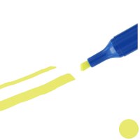 Textmarker detektierbar - Schriftfarbe: gelb / Körperfarbe: blau