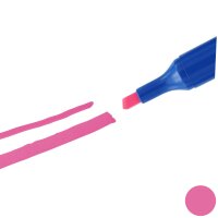 Textmarker detektierbar - Schriftfarbe: pink / Körperfarbe: blau