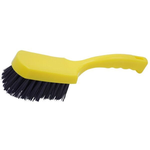 Stielbürste - breit hart detektierbar - gelb