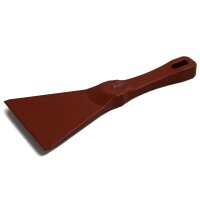 Spachtel PP mit Aufhängebohrung detektierbar - 75 mm - rot