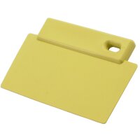 Spachtel detektierbar mit 3 Arbeitsseiten - gelb