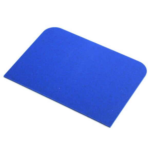 Spachtel detektierbar 140 x 100 x 1,5 mm - blau