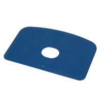 Schaber Schlesinger klein mit Loch - detektierbar - blau