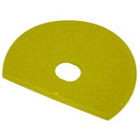 Schlesinger Teigschaber groß mit Loch - detektierbar - gelb