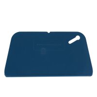 Flexibler Schaber groß mit Hängeloch - detektierbar - blau