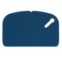 Flexibler Schaber klein mit Hängeloch - detektierbar - blau