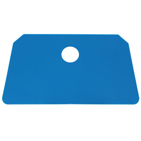 Schaber Schlesinger groß - mit Loch detektierbar - blau