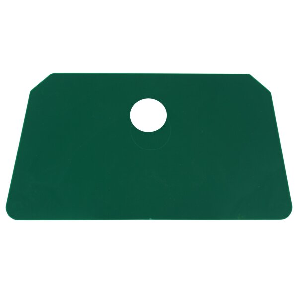 Schaber Schlesinger groß - mit Loch detektierbar - grün