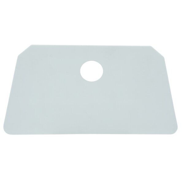 Schaber Schlesinger groß - mit Loch detektierbar - weiß