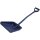 Einteilige Schaufel kurz detektierbar - 330 x 380 mm - blau