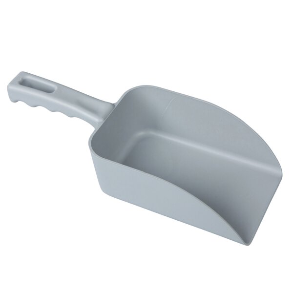 Handschaufel mit Hängeloch Polypropylen - 138 x 310 mm - grau