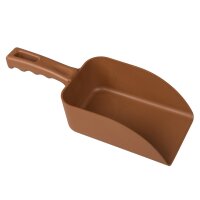 Handschaufel mit Hängeloch Polypropylen - 160 x 360 mm - braun