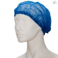 Vlies-Haube efficient mit Clip - 100 Stück - L - dunkelblau