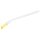Lebensmittelpinsel lang PBT 0,20mm abgewinkelt - 25 mm - gelb