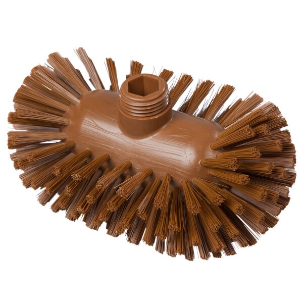 Tankschrubber weich geschlitzt - braun