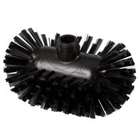 Tankschrubber weich geschlitzt - schwarz