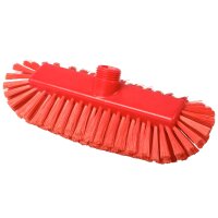 Bottichschrubber mit Wasserdurchlauf weich geschlitzt - rot