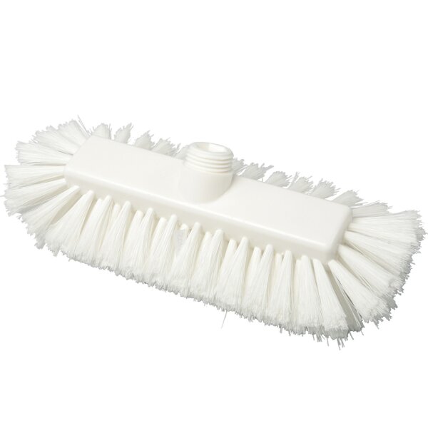 Bottichwaschbürste mit Wasserdurchlauf geschlitzt - weiß