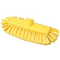 Bottichschrubber mit Wasserdurchlauf weich geschlitzt - gelb
